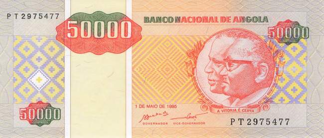 50000 Kwanzas 1995